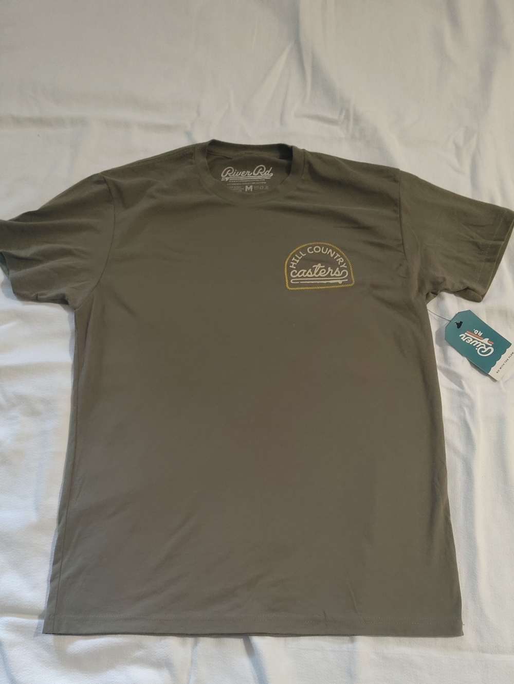 Men’s Olive 'Hill Country Casters' Graphic T-Shirt